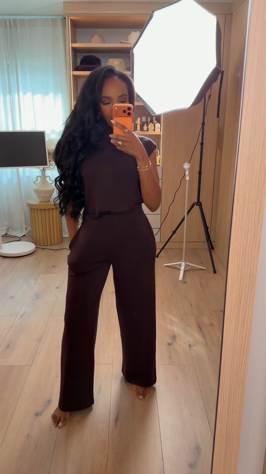 ✨ Cost-Per-Wear Champion

This @SPANX jumpsuit is one of those pieces that truly earns its place in your closet. Polished, comfortable, and incredibly flattering, the structured fabric smooths and supports while still feeling easy to wear. It’s a true workhorse piece you can dress up or down, which means the cost per wear keeps dropping season after season.

Perfect for:
• Workdays
• Travel days
• Casual dinners
• Errands or elevated everyday wear

📏 Sizing:
Jumpsuit: Small

Measurements:
5’4” · 138 lbs · 34D · 27” waist · 40” hips

Tap to get details.

Casual jumpsuit outfit inspiration, Spanx jumpsuit styling, elevated everyday basics, smoothing wide-leg jumpsuits, versatile wardrobe staples that work year-round.

Follow me on Instagram and YouTube @kirasfashionfinds

#LTKootd #LTKPetite #LTKgrwm