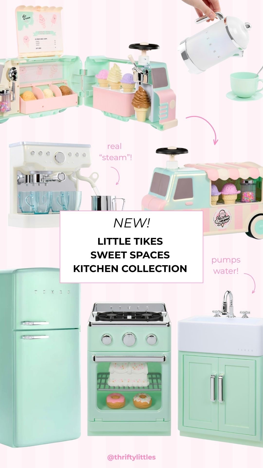 The New Little Tikes Sweet Spaces Kitchen Collection will help your little one cook up the sweetest treats!

#LTKKids #LTKBaby