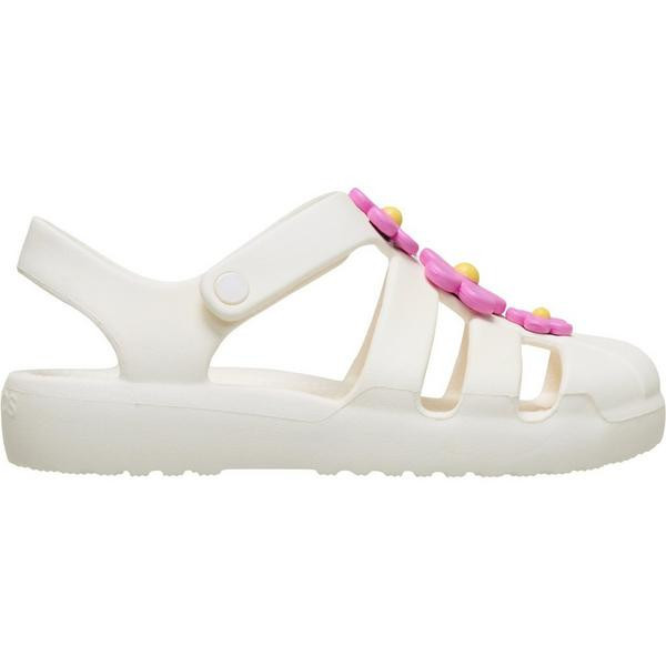 Girls' Crocs Classic Flower Fisherman Closed Toe Sandals Little Kids' 2 Chalk | Scheels Sports