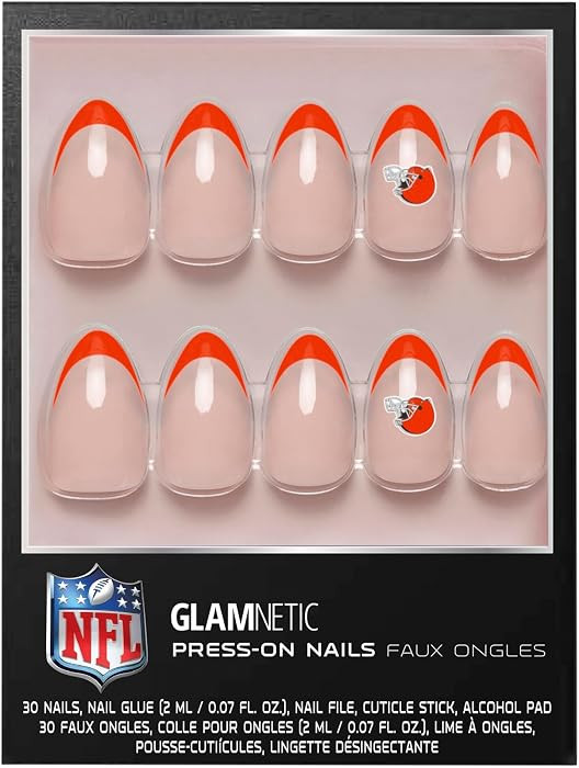 WinCraft Glamnetic x Fanatics Cleveland Browns Nail Kit | Amazon (US)