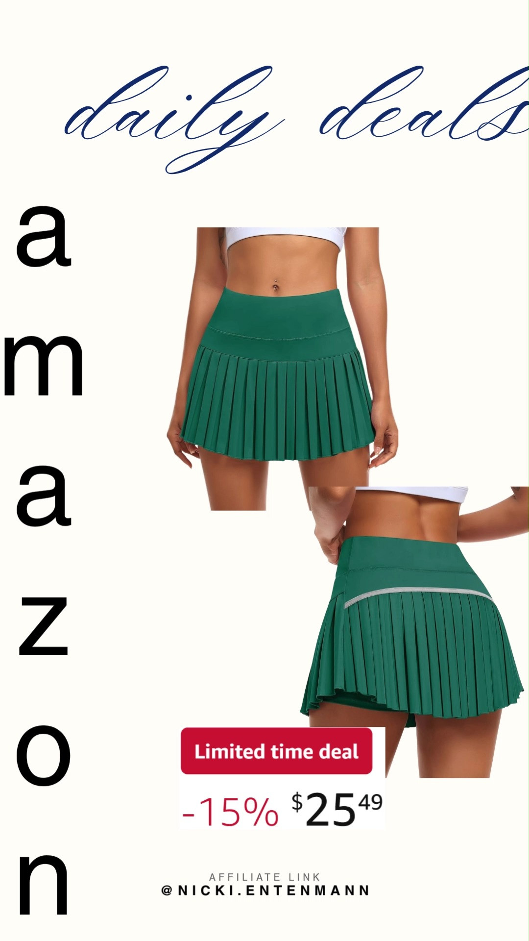 Pleated tennis skirt with built‑in shorts delivers comfort and movement while the high waisted fit adds flattering style. Perfect for court play or casual days with sporty flair. 🎾👟✨

#tennisskirt #pleatedskirt #sportswear #activewear #womensfashion #tennisoutfit #athleisure #highwaistedskirt #fitnessstyle #tennisapparel 

 #LTKootd #LTKActive #LTKSaleAlert