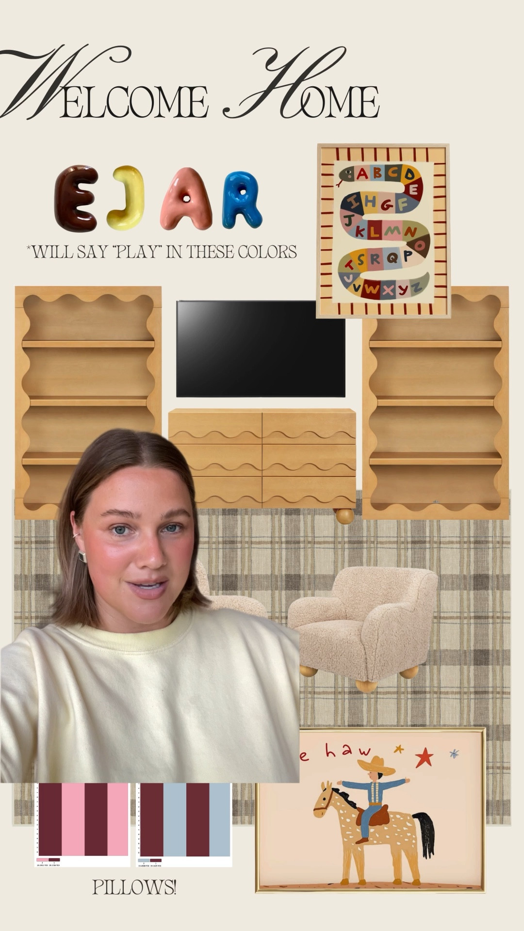 Playroom!! Chairs and dresser are babyletto (from their site) we love this washable rug we have the biggest size  