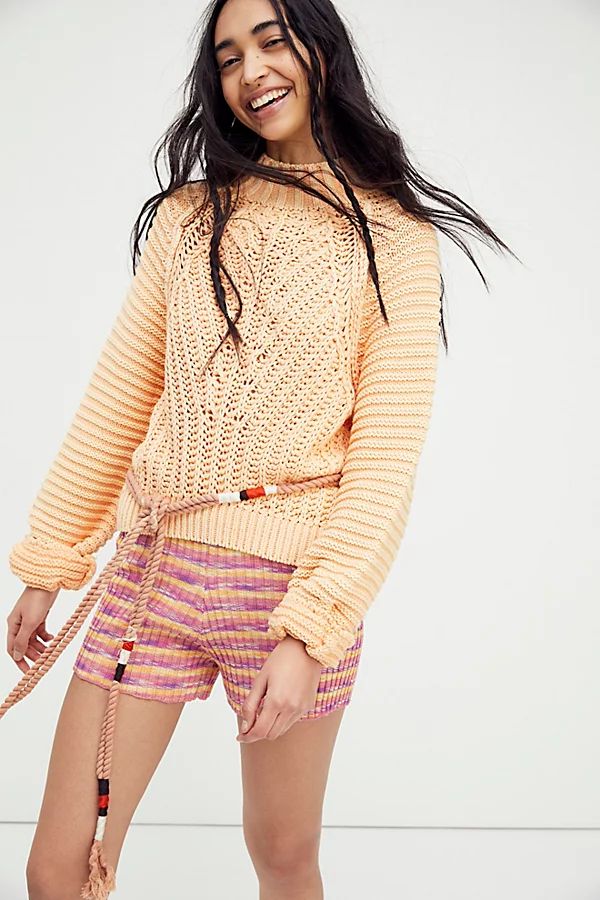Sweetheart Sweater by Free People, Peach Nectar, S | Free People (Global - UK&FR Excluded)
