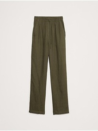 Linen Pull-On Ankle Pant | Banana Republic (US)