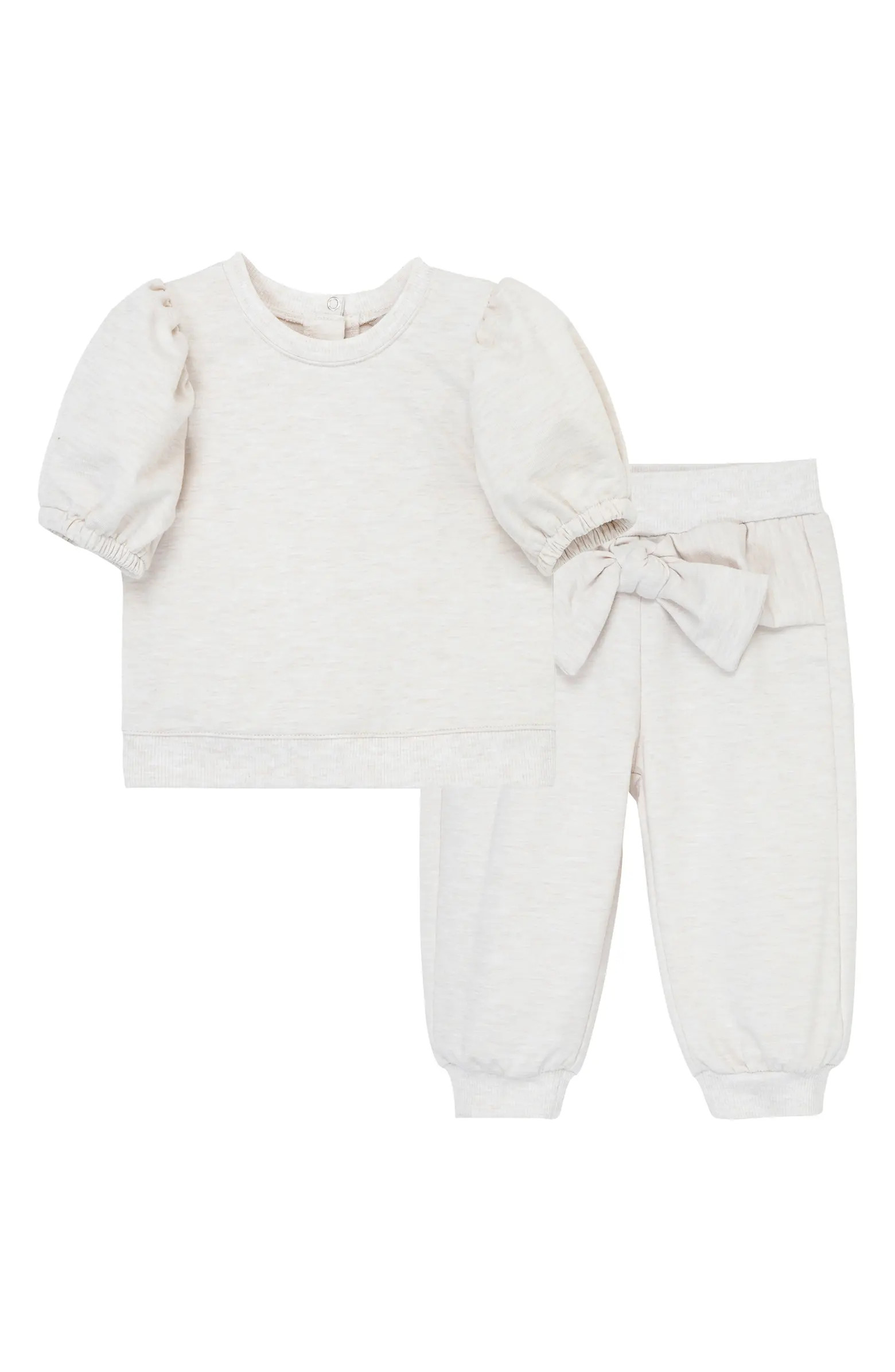 Puff Sleeve Sweatshirt & Joggers Set | Nordstrom