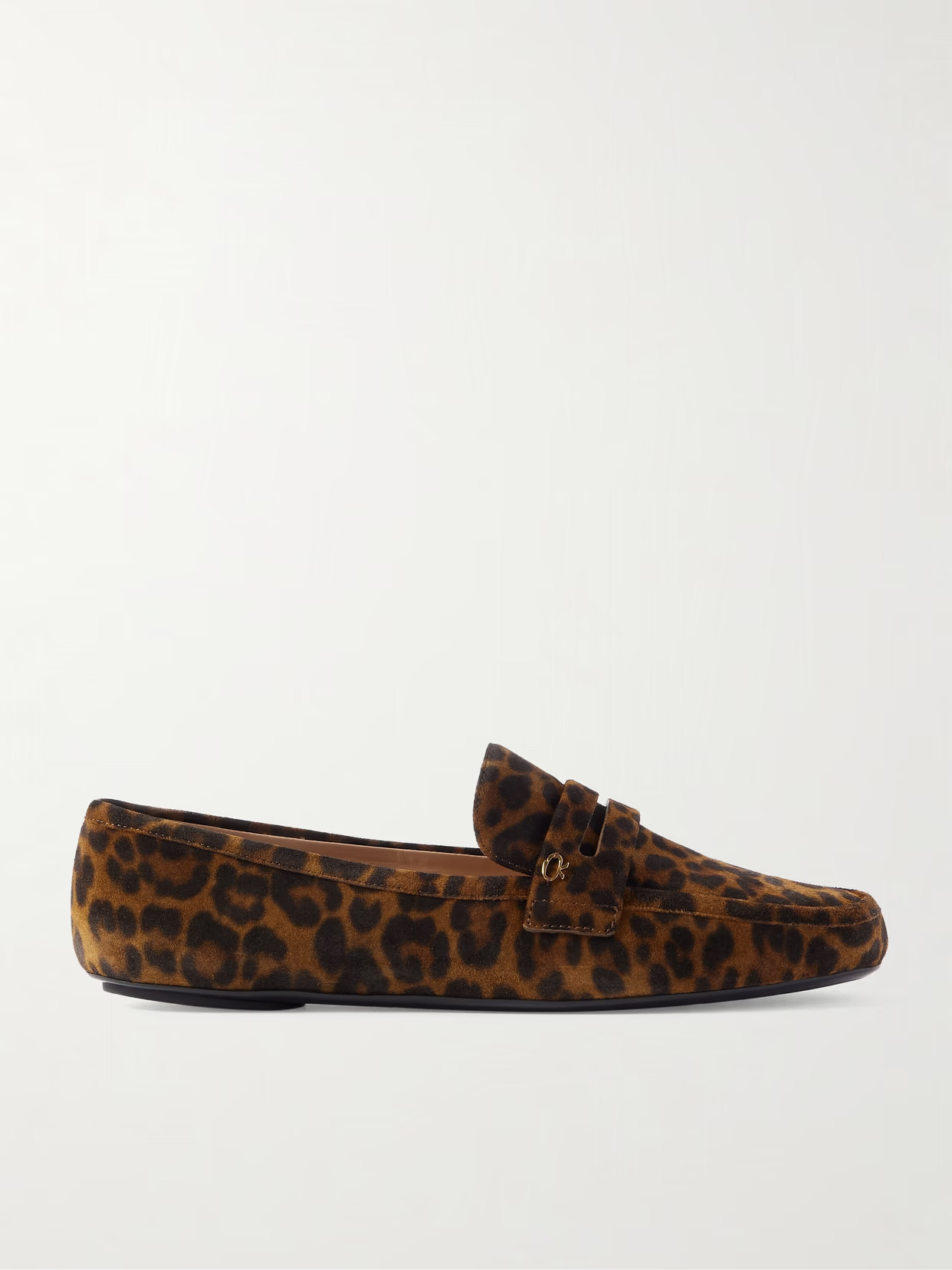 Gianvito Rossi - Giorgia Leopard-print Suede Loafers - Animal print | NET-A-PORTER (US)