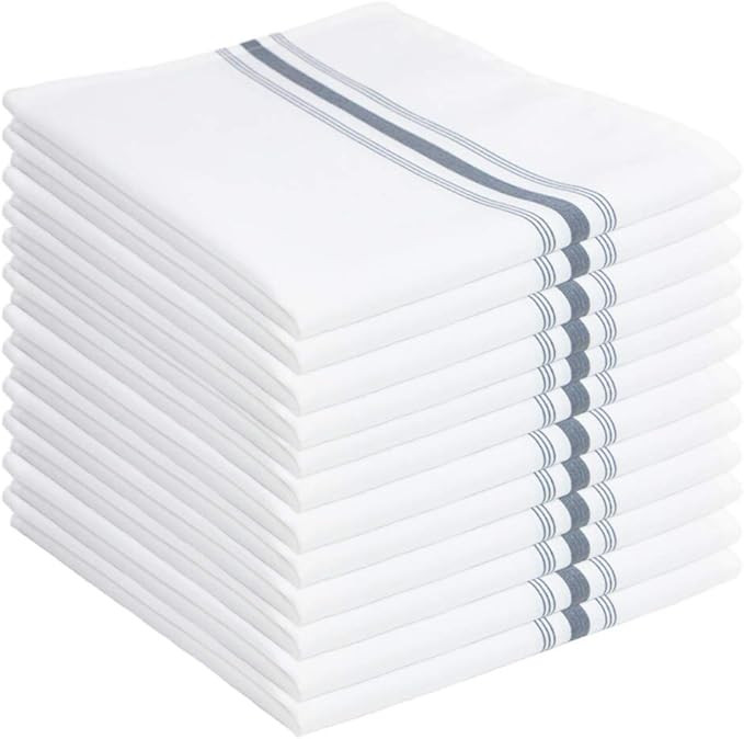 Arkwright Bistro Dinner Cloth Napkins - (Pack of 12) Absorbent, Soft, and Washable Professional R... | Amazon (US)