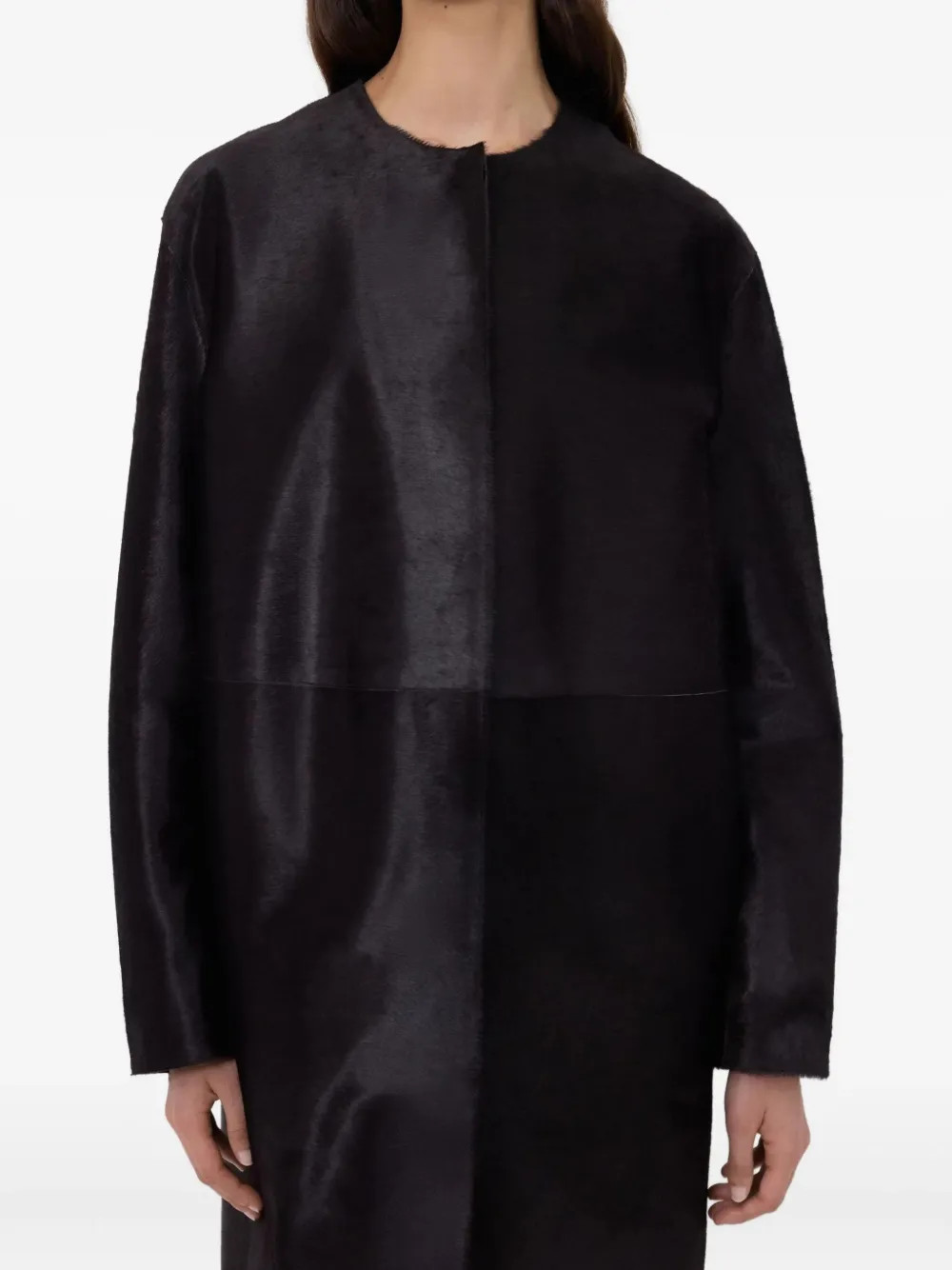calf-hair coat | Farfetch Global