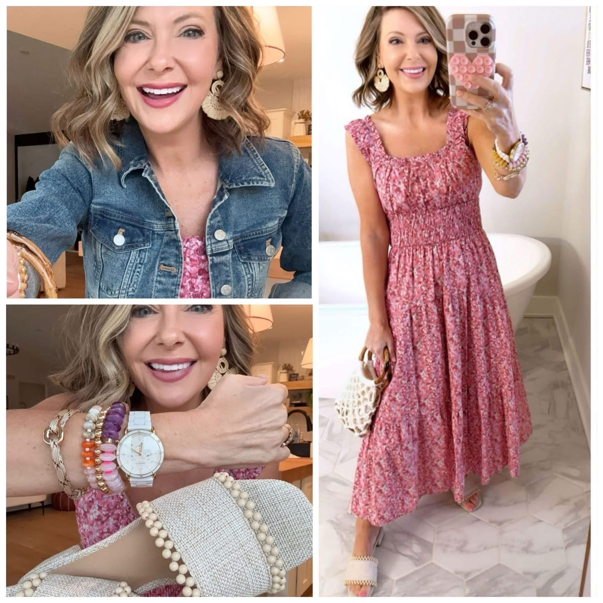My dress, sandals and bracelets are all on sale at Target today! 🙌 I am wearing an XS for reference￼!

#LTKdayinmylife #LTKstorytime