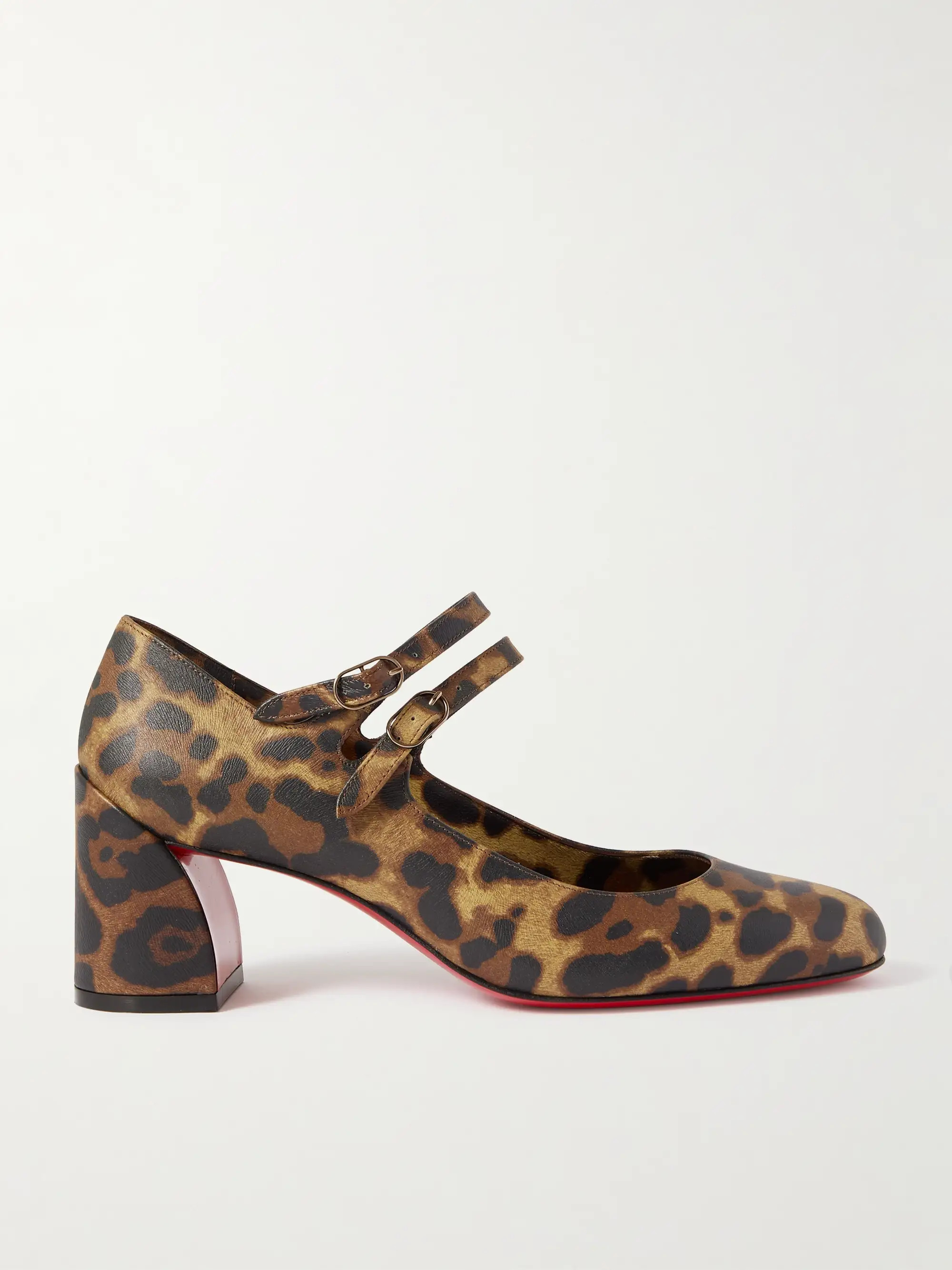Miss Jane 55 leopard-print leather pumps | NET-A-PORTER (US)