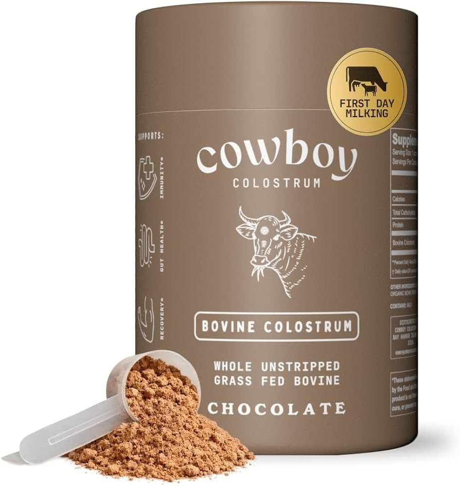 Cowboy - The Exclusive 1st Milking, Whole, Grass Fed Colostrum Supplement for Full Body Health - ... | Amazon (US)