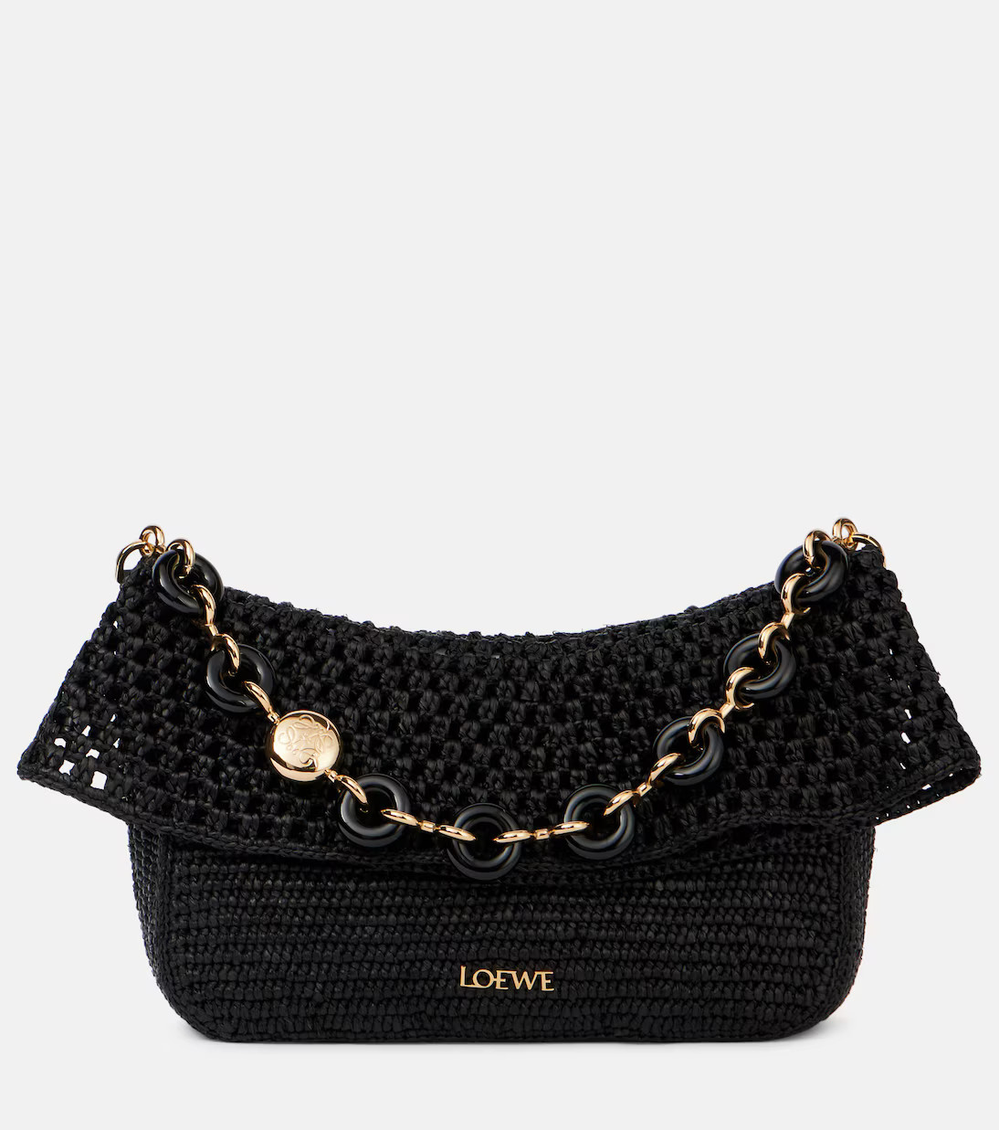 Paula's Ibiza Ola Small raffia shoulder bag | Mytheresa (UK)