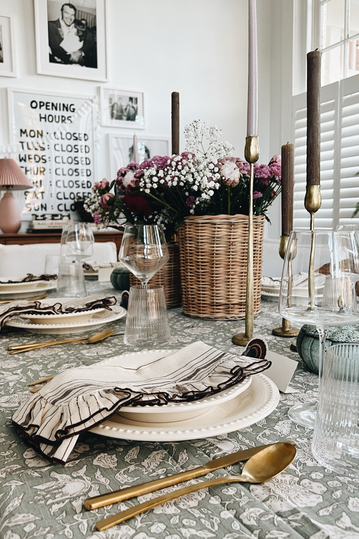 Our Thanksgiving tablescape 🦃 

#LTKHome #LTKHoliday #LTKSeasonal