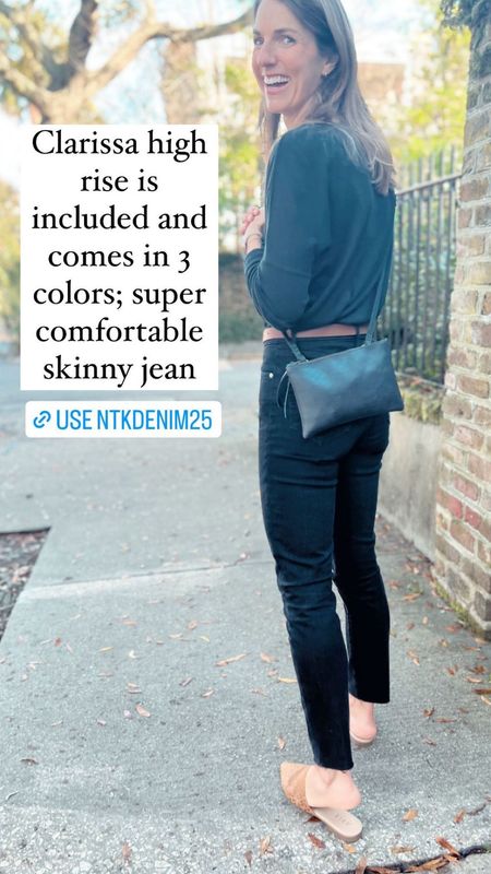 Skinny jeans from ABLE are included in the sale and are so so comfortable, comes in 3 different colors! Use code NTKDENIM25 this weekend for 25% off and then my regular code NAPTIME15 for 15% off always🤍

#LTKSeasonal #LTKsalealert #LTKstyletip