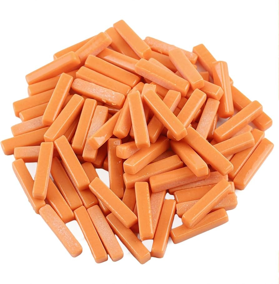 Youway Style 150g Orange Strips Glass Mosaic Tiles for Crafts Bulk | Amazon (US)
