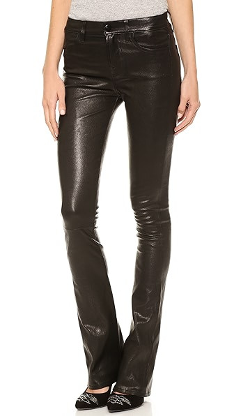 L8017 Leather Remy Bootcut Pants | Shopbop