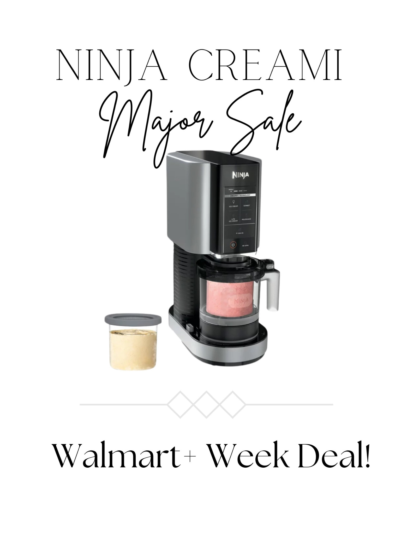 I just ordered mine and am sooooo excited to try some recipes and share with y’all!! Grab yours now! It’s INSANELY discounted! 

Ninja creami , ice cream maker, kitchen gadgets, milkshake maker

#LTKxWalmart #LTKSummerSales #LTKHome