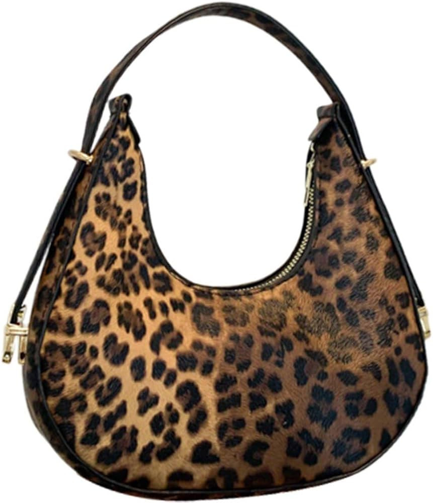 Women Underarm Handbag Shoulder Bag with Cow Print Zebra Print Leopard Print Pu Leather Handbag f... | Amazon (US)