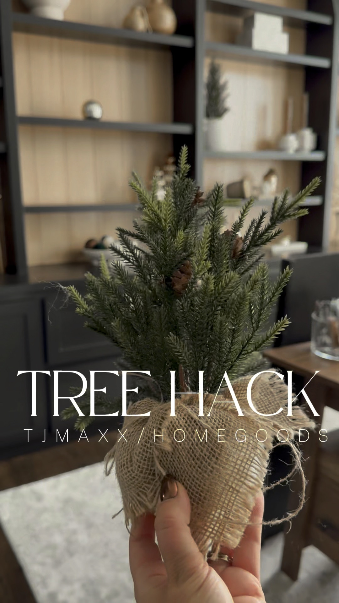 Simple tree hack from TJMaxx!! 
#christmasdecor #holidaydecor #lifehack #target

#LTKHoliday #LTKCyberWeek #LTKVideo