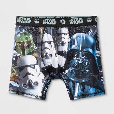 Men's Star Wars Boxer Briefs - Black | Target