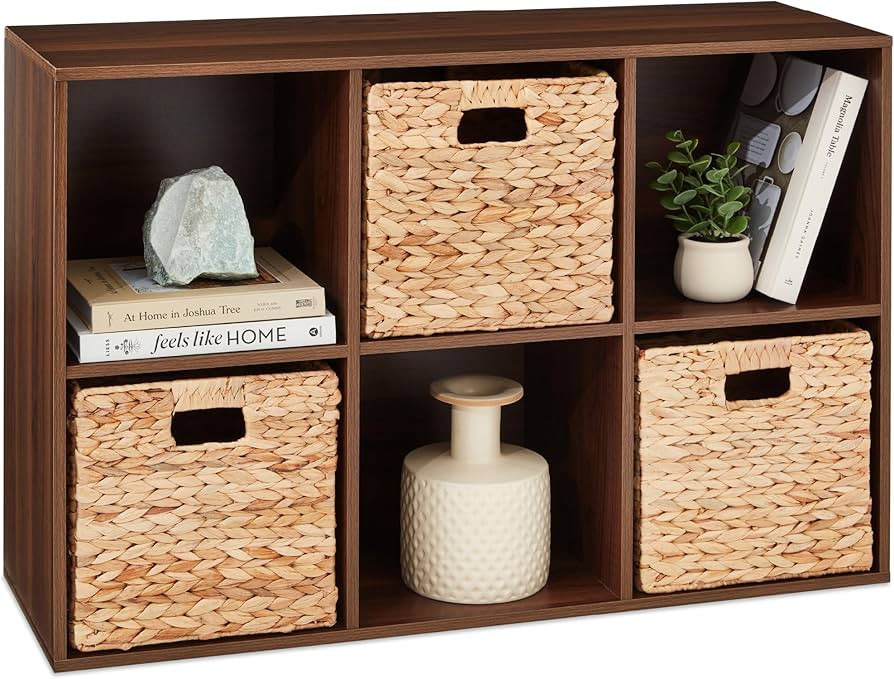 Best Choice Products 6-Cube Storage Organizer, 11in Shelf Opening, Bookcase, Display Shelf, Custo... | Amazon (US)