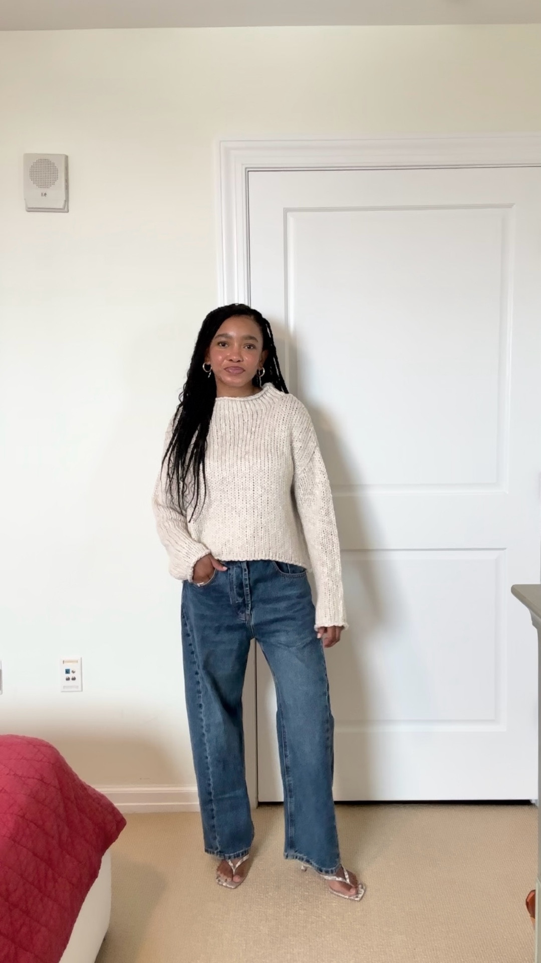 -size large in the sweater
-jeans are from Roucha


#LTKFindsUnder100 #LTKStyleTip #LTKSeasonal