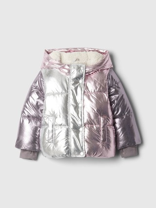 babyGap Recycled Nylon Cozy Puffer Jacket | Gap (CA)