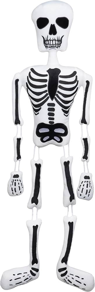 Halloween Skeleton Throw Pillow , Skeleton Plush Life Size, Skeleton Pillow Halloween Decorations... | Amazon (US)