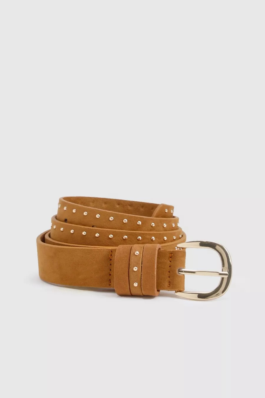 Studded Detail Faux Suede Belt | Nasty Gal US