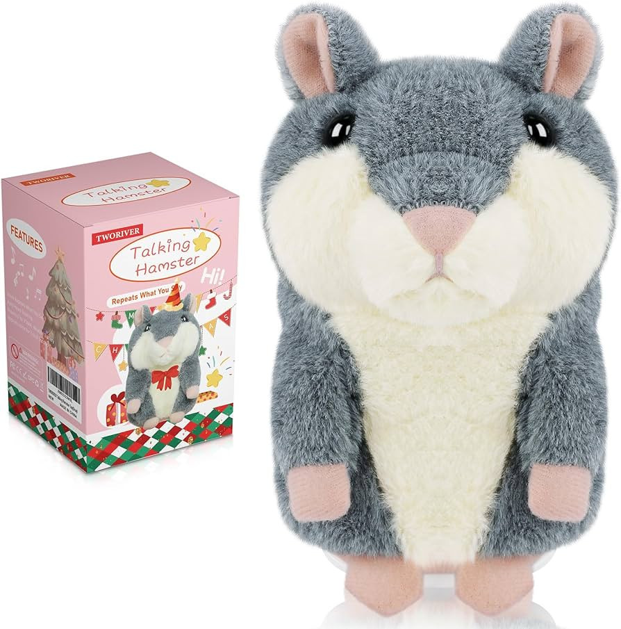 TWORIVER Toddler Toys Talking Hamster Repeats What You Say,Toys for 2 3 4 5 6 Year Old Girl Boy B... | Amazon (US)