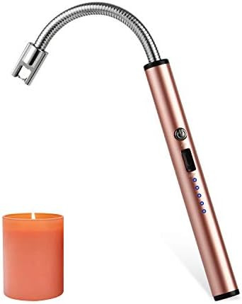 NESAPTO Candle Lighter, Upgraded Electric Lighter Rechargeable USB Lighter with LED Battery Indic... | Amazon (US)