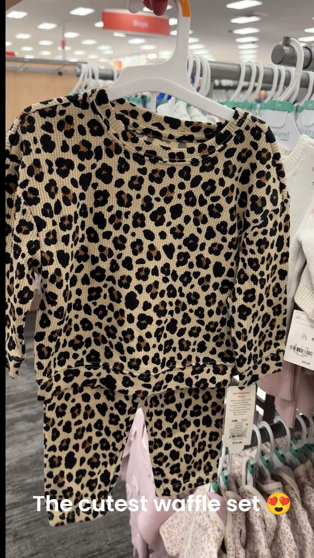 Girls waffle leopard set 

#LTKKids #LTKBaby #LTKFamily