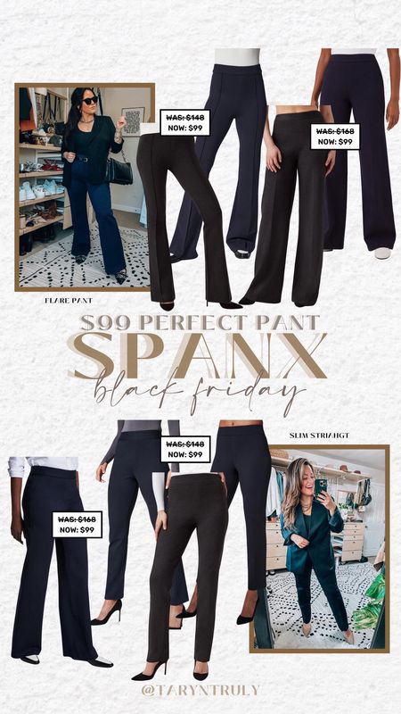 Spanx perfect pants on sale now! 

#LTKCyberWeek #LTKsalealert #LTKmidsize