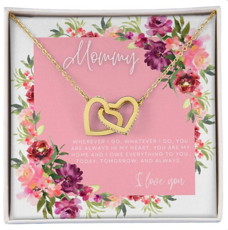 To Mommy necklace: I love you necklace. Gifts for mom, mom gifts, mommy gifts, Christmas gifts fo... | Etsy (US)
