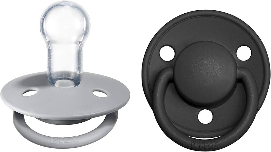 BIBS Pacifiers - De Lux Collection | BPA-Free Baby Pacifier | Made in Denmark | Set of 2 Cloud/Bl... | Amazon (US)