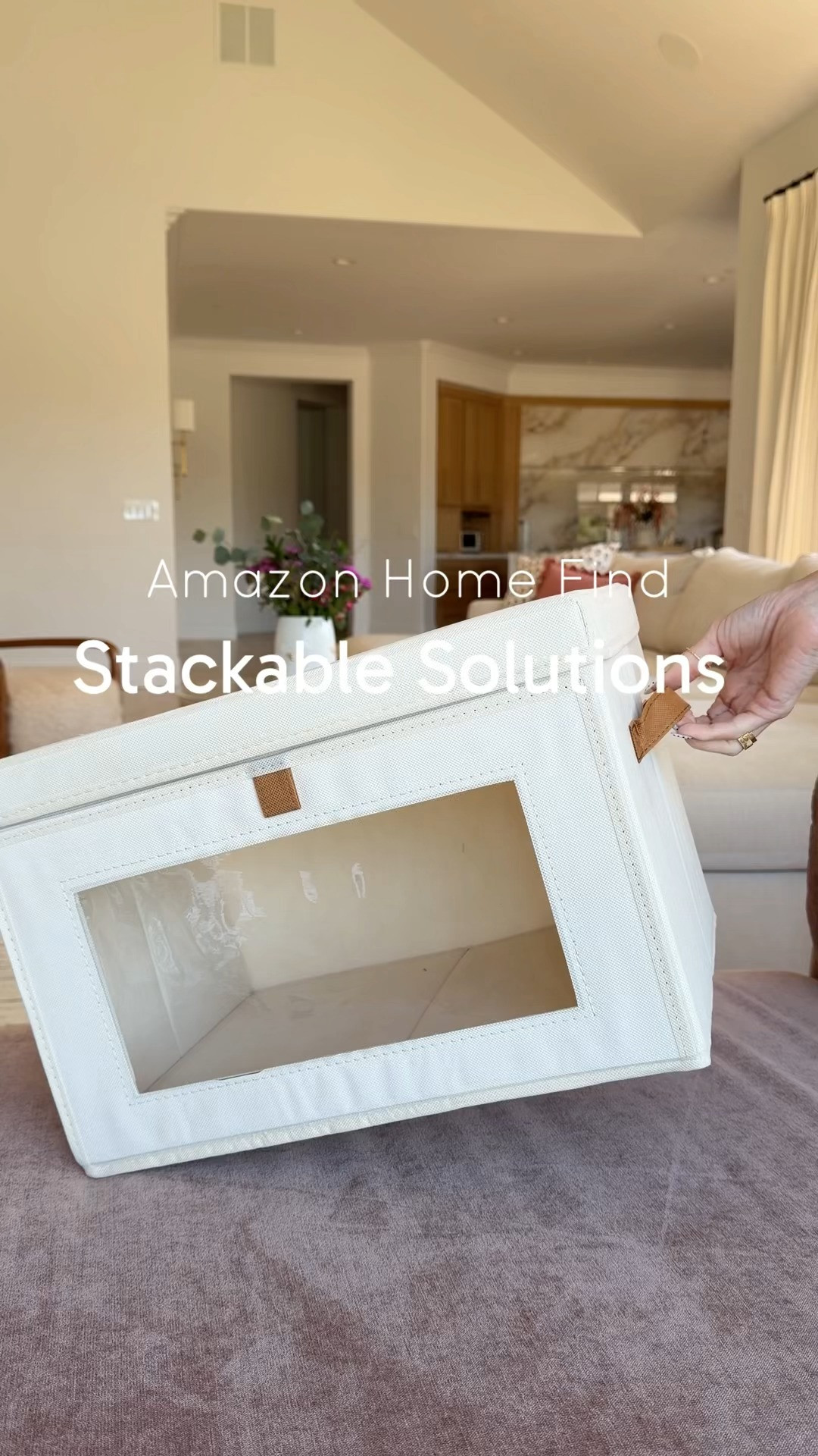 These Clothes storage bins with handles and a clear window are designed to make organizing, storing, and transporting clothing and other household items much easier. They combine visibility, portability, and space-saving features in one simple product.
 

 #LTKHome