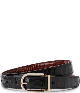 BRAHMINCrocco Reversible Belt | Dillard's