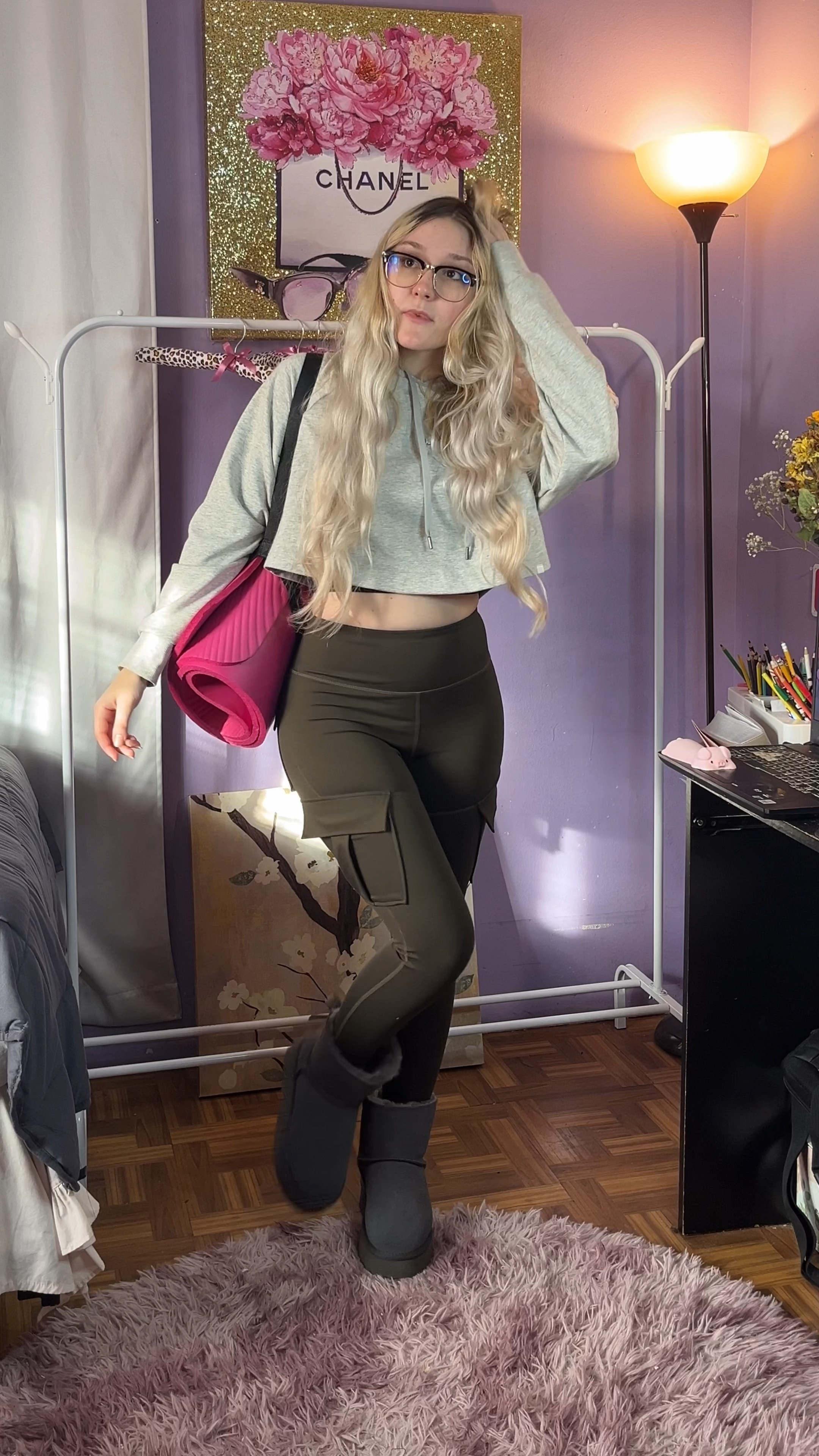 For my New Year’s resolution I needed to get a new yoga mat!💖 One of my 2024 goals is to do Pilates workouts and I got a new yoga mat because my old one is falling apart. This year I hope to become more consistent with working out! More on this in my next YT video❣️

#LTKfitness #LTKstyletip