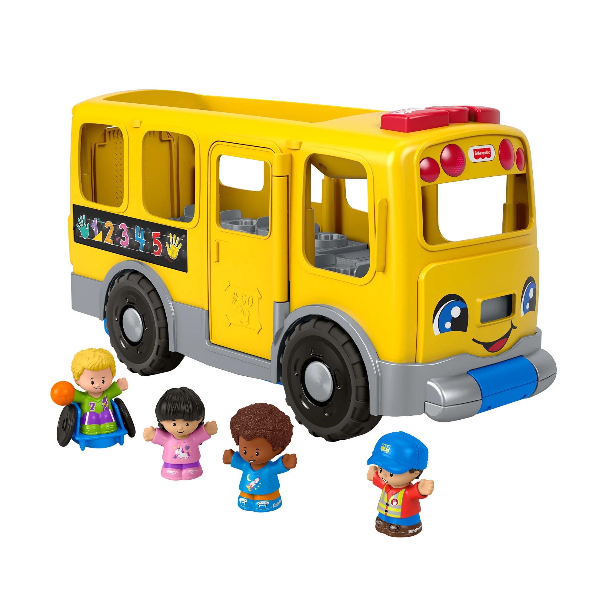 Fisher-Price Little People Big Yellow School Bus Musical Learning Toy for Toddlers 1-5 Years Old | Walmart (US)