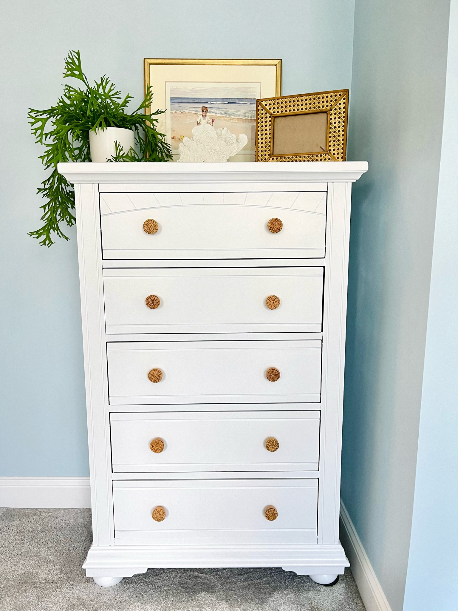 Furniture Refresh for a coastal nursery!🩵

#LTKfindsunder50 #LTKbaby #LTKhome
