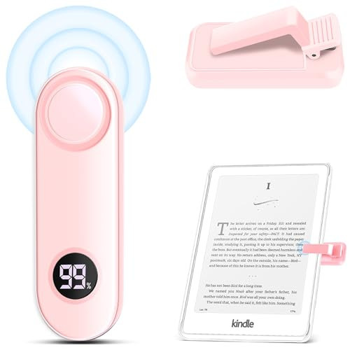 Page Turner for Kindle Paperwhite, RF Remote Control Clicker Page Turner Kindle Accessories for iPhone,iPad, Android Tablets Reading Novels,Camera Video Record&Shutter Selfie (Pink) | Amazon (US)