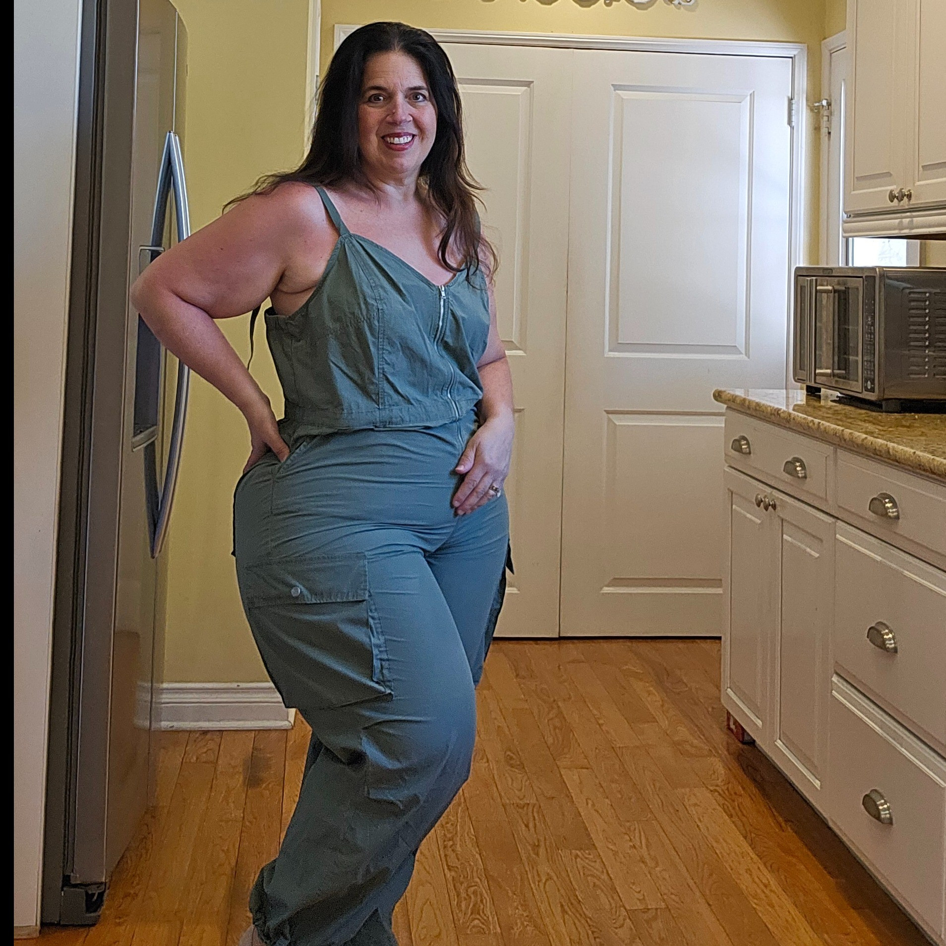 ONE Piece Dressing for the Win! 🎯This one is designed for the gals with a bit of a longer torso.Love the dark seafoam green color, side cargo pockets and full zipper for easy dressing. The fabric is perfect weight, too.

#LTKSummerSales #LTKPlusSize #LTKStyleTip