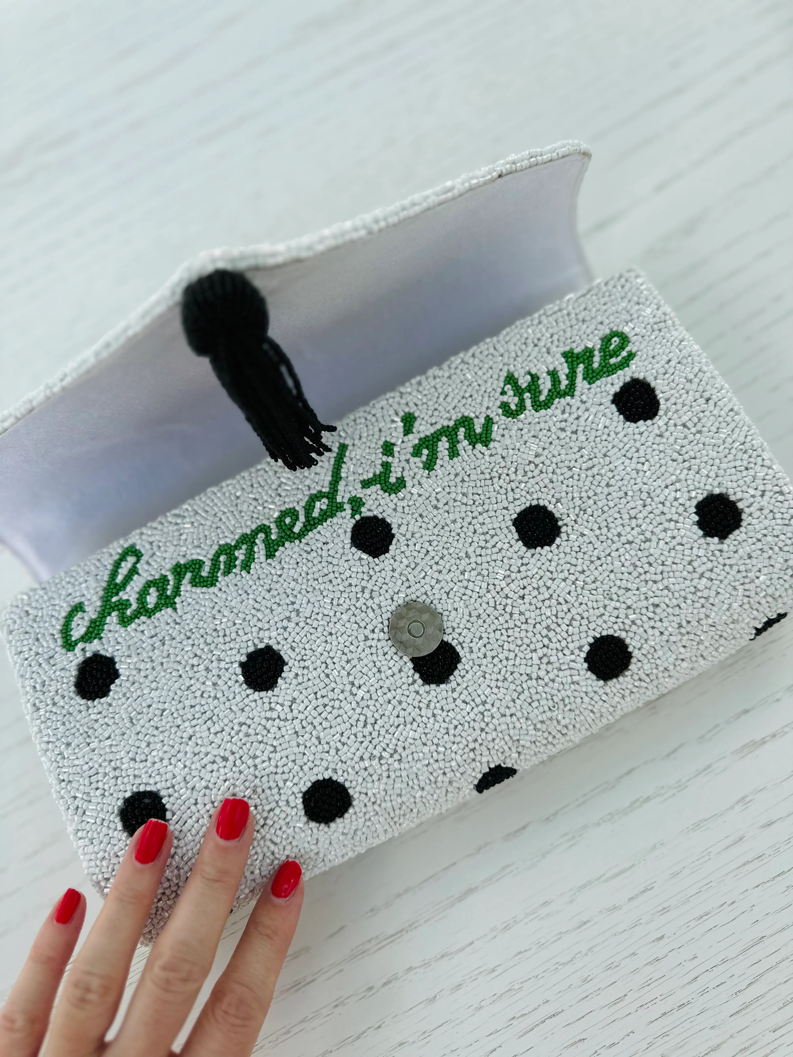 Polka Dot Clutch | Beth Ladd Collections