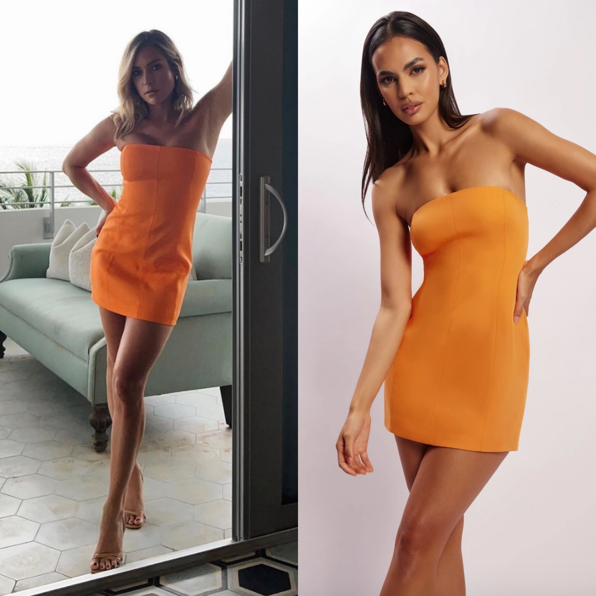 kristin cavallari orange dress Kristin Cavallari on Laguna Beach Reunion