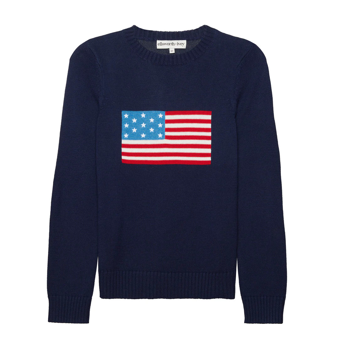 Women's American Flag Sweater | Ellsworth & Ivey