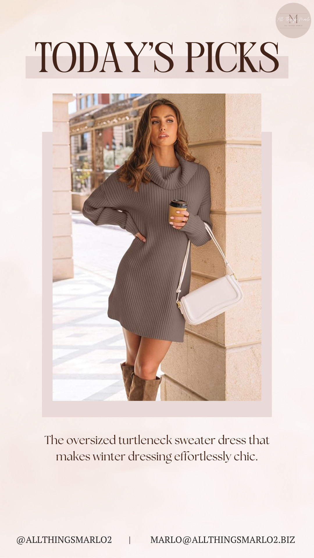 The oversized turtleneck sweater dress that makes winter dressing effortlessly chic. 

 #LTKSeasonal #LTKWorkwear #LTKTravel