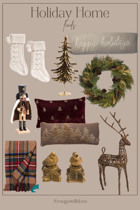 Holiday decor
Christmas
Nutcracker
Tartan blanket
Reindeer 
Stockings
Stocking holder
Mudpie 
Christmas pillow
Christmas decor
Tjmaxx
Marshalls
Homegoods 


#LTKHoliday #LTKhome #LTKSeasonal