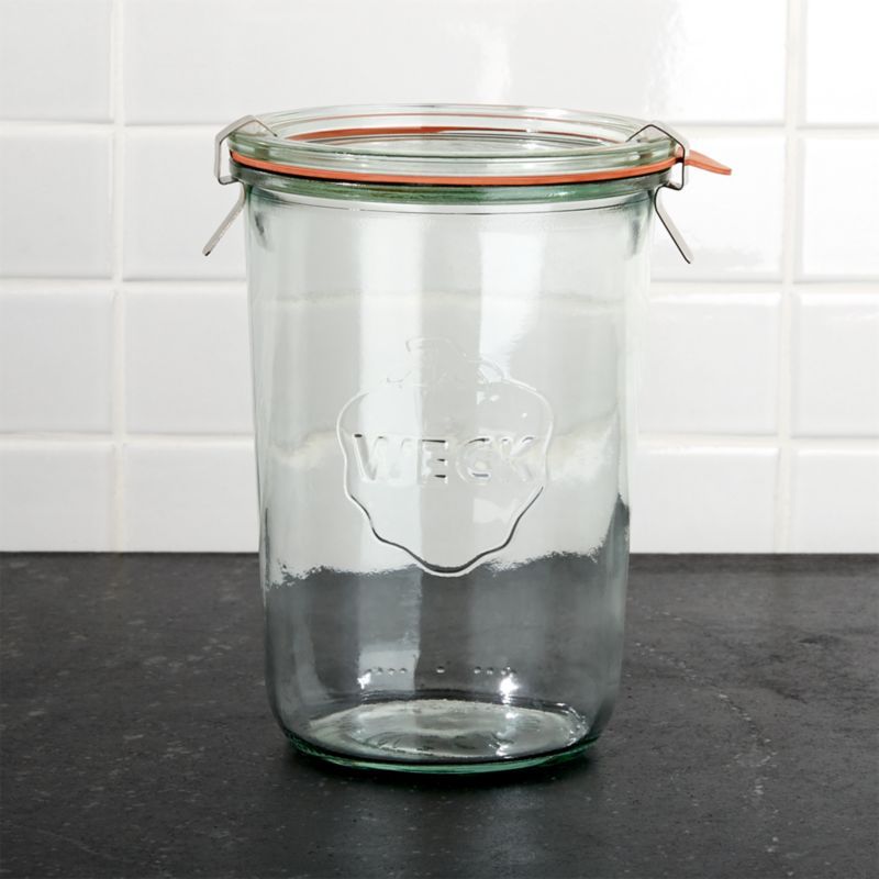 Weck 26 oz. Canning Jar + Reviews | Crate and Barrel | Crate & Barrel