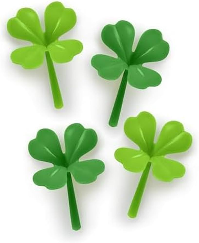 Genuine Fred Lucky Sprout Clover Bookmarks, Set of Four, Green, Thin Flexible Silicone, Fun Gift ... | Amazon (US)