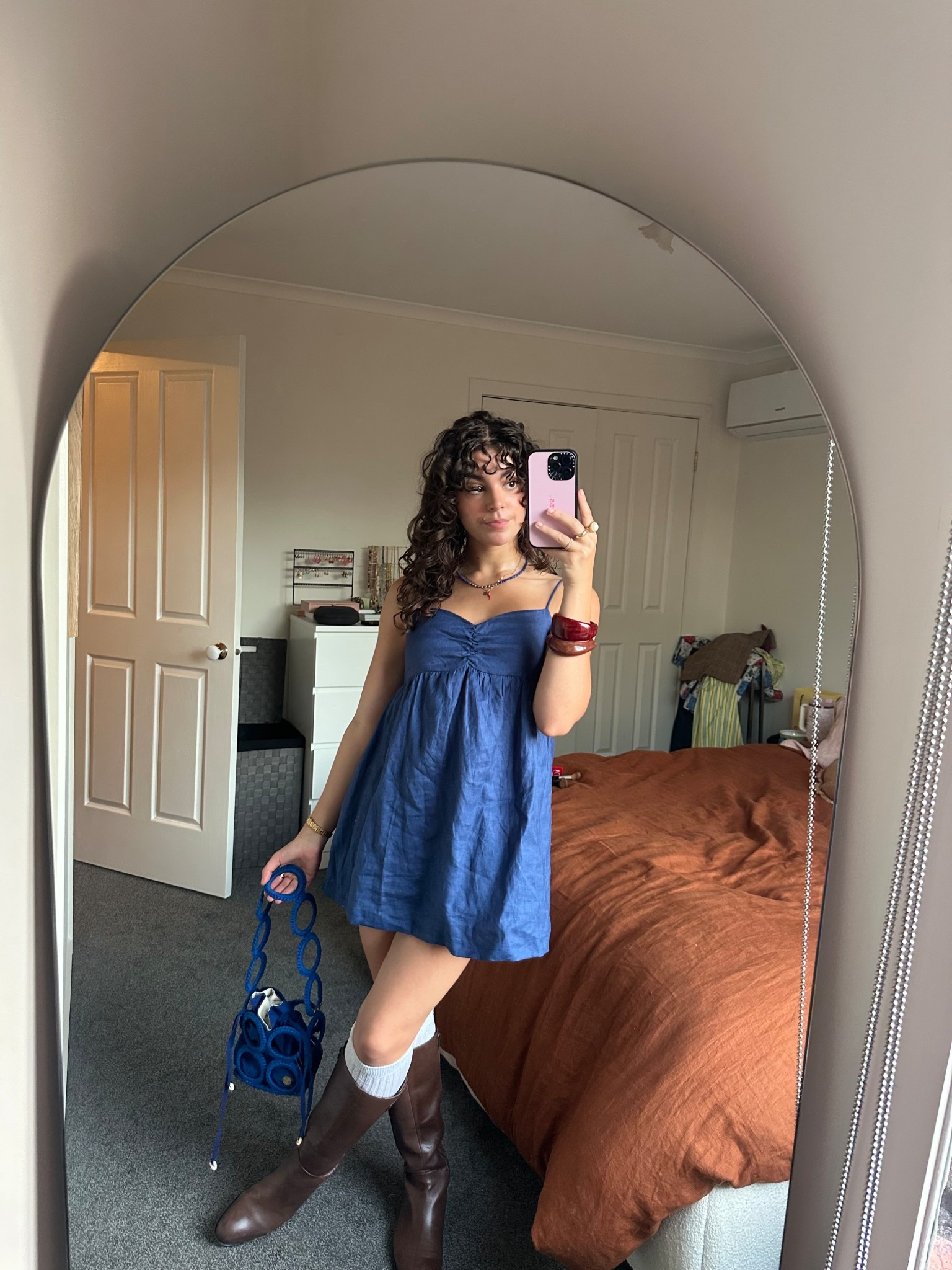 The cutest linen blue mini dress styled for autumn!! It’s from The Editor’s Market but have linked similar

#LTKdresses #LTKaustralia #LTKautumn